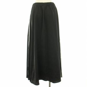 adidas Originals LONG SATIN SKIRT ロングサテンスカート フレア ギャザー イージー ウエストゴム ロゴ 刺繍 サイドライン