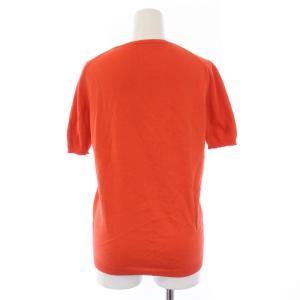 Cruciani ニット セーター 半袖 クルーネック オレンジ