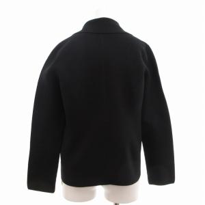 me ISSEY MIYAKE テーラードジャケット ニット ストレッチ 黒 ブラック
