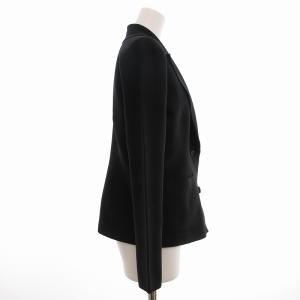 me ISSEY MIYAKE テーラードジャケット ニット ストレッチ 黒 ブラック