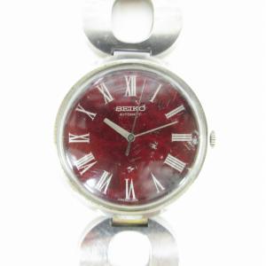 AUTOMATIC 腕時計 自動巻き ゼンマイ 防水 赤文字盤