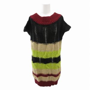 ピアヌラストゥーディオ PIANURA STUDIO タグ付き セーター ニット フレンチスリーブ 38