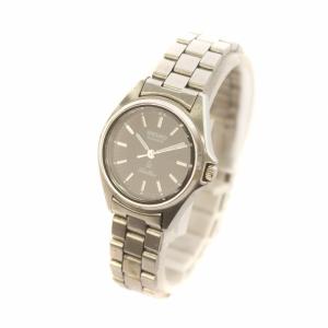 SEIKO ジャンク品 腕時計 ウォッチ クォーツ 黒文字盤 ロゴ シルバー色 3421-0030 GY99