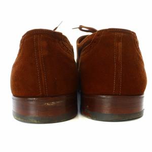 Tricker's エーボンハウス Avon house レースアップシューズ ウィングチップ スエード 7E 25.5cm 茶 ブラウン