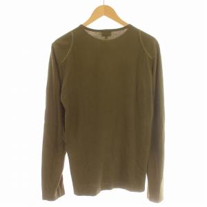 DRIES VAN NOTEN 長袖 プリント Tシャツ M カーキ