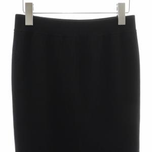 EVERYDAY I LIKE 21SS rib tight スカート ロング マキシ ニット 黒 ブラック 21060500806010