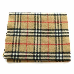 BURBERRY LONDON マフラー ストール フリンジ ノバチェック ベージュ 黒 ブラック 赤 レッド