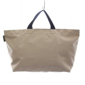 Hervé Chapelier コーデュラナイロン 舟型 トラベルバッグ L グレージュ ネイビー 1837C