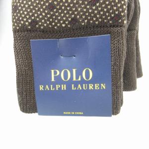 POLO RALPH LAUREN タグ付き 靴下 ソックス 6点セット まとめ ベージュ 茶 ブラウン