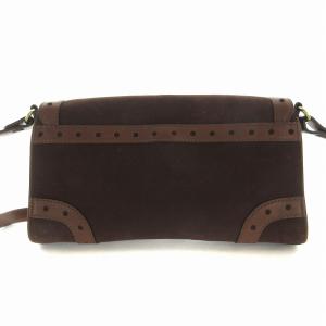 Chloe ショルダーバッグ 斜めがけ フラップ 茶 ブラウン