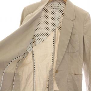 PAUL SMITH スーツ セットアップ 上下 テーラードジャケット 1B パンツ 40 42 L ベージュ /YM MA