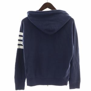 THOM BROWNE NEW YORK ジップパーカー 1 ネイビー