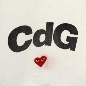 PLAY Comme des Garçons 20SS PLAY TOGETHER Tシャツ カットソー ロゴ プリント 半袖 S 白 ホワイト AE-T102