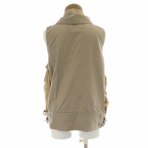 sacai ライダースベスト 2 ベージュ