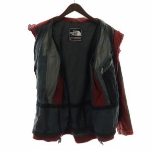 THE NORTH FACE ホワイトレーベル GORETEX サミットシリーズ GorpCore ジップアップジャケット ロゴ 刺繍 L 赤 レッド