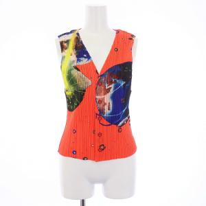 ISSEY MIYAKE 横尾忠則 プリーツ ベスト ミレニアムクリシュナ