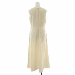 Ron Herman フレアワンピース ロング マキシ ペチコート付き ノースリーブ XS アイボリー