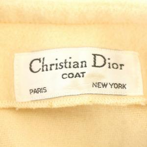 Christian Dior ノーカラーコート ロング コート M ベージュ