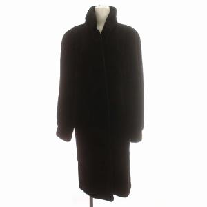 サガ ロイヤル 金サガ 毛皮コート シェアード ミンク ロング コート F ブラック