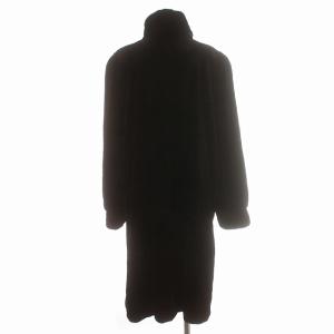 BALMAIN サガ ロイヤル 金サガ 毛皮コート シェアード ミンク ロング コート F ブラック