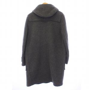 GLOVERALL ダッフルコート ロング トグルボタン 内側チェック ウール US38 M グレー