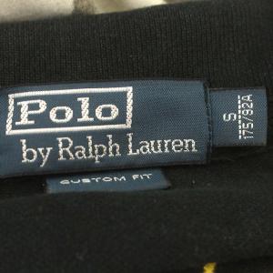 Polo by Ralph Lauren ポロシャツ 半袖 ビッグポニー ワッペン S 黒 ブラック /G GY09