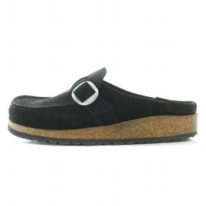 BIRKENSTOCK Boston ボストン サンダル フラットシューズ 厚底 スエード ベルト EU36 23cm 黒 ブラック