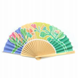 DUVELLEROY 扇子 花柄 マルチカラー /BB OF