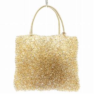 ANTEPRIMA ワイヤーバッグ ハンドバッグ ゴールド色