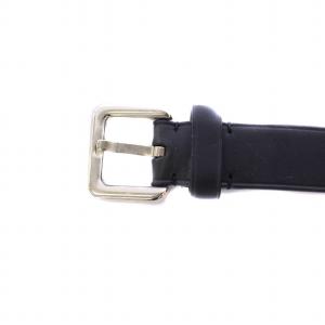 LOEWE ナローベルト ハトメ レザー 32-80 黒 ブラック