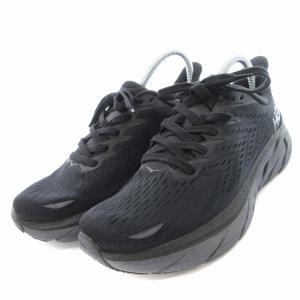 HOKA ONE ONE CLIFTON 8 スニーカー ローカット ランニングシューズ カジュアルシューズ 靴 26cm US8 黒 ブラック 1119393