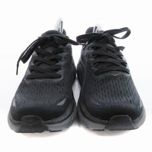 HOKA ONE ONE CLIFTON 8 スニーカー ローカット ランニングシューズ カジュアルシューズ 靴 26cm US8 黒 ブラック 1119393