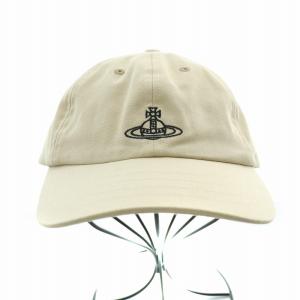 Vivienne Westwood Elcho Street London キャップ オーブ刺繍 ベージュ