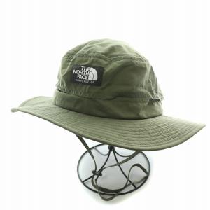 ホライズンハット サファリハット 帽子 ナイロン メッシュ 切替 ロゴ 刺繍 L カーキ NN02336
