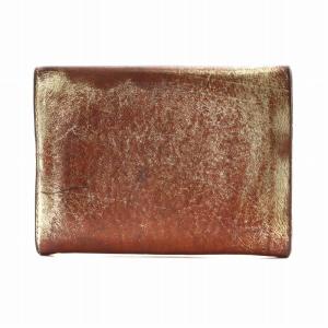 IL BISONTE 二つ折り財布 小銭入れ レザー 茶 ブラウン /AN14 OF