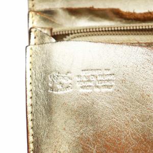 IL BISONTE 二つ折り財布 小銭入れ レザー 茶 ブラウン /AN14 OF