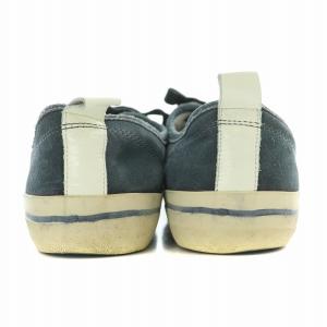 GOLDEN GOOSE ローカットスニーカー シューズ スエード ロゴ CALIFORNIA加工 37 24.5cm 紺 ネイビー