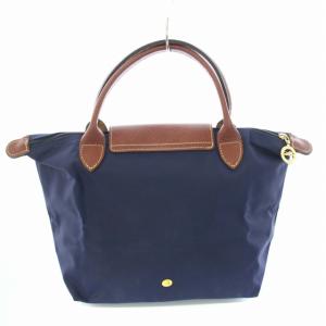 Longchamp ルプリアージュ S ハンドバッグ トートバッグ 折りたたみ ナイロン 紺 ネイビー