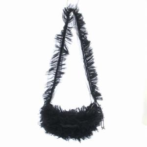 【超美品】Snidel リボン 2way ハンド ショルダー バッグ 黒 アンドシュエット & chouette 新型 スポーティーライン