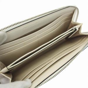 MICHAEL KORS 長財布 MK柄 総柄 ロゴ ライン L字ファスナー 白 ホワイト 黄色 イエロー