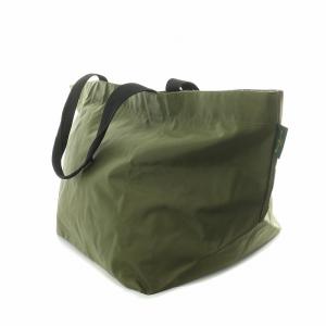 Hervé Chapelier ナイロン舟型ショルダーXL トートバッグ ハンドバッグ カーキ 913N