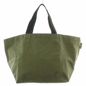 Hervé Chapelier ナイロン舟型ショルダーXL トートバッグ ハンドバッグ カーキ 913N