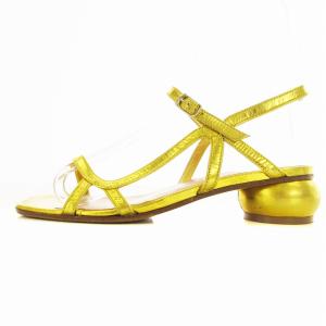 DRIES VAN NOTEN ストラップサンダル 35 ゴールドカラー