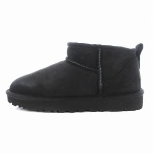 UGG australia  Classic Ultra Mini ムートンブーツ ショートブーツ 裏ボア スエード 靴 シューズ 23cm US6 黒