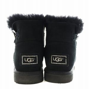 UGG australia ミニ ベイリー ボタン ブリング MINI BAILEY BUTTON BLING ムートンブーツ ショートブーツ 23.0cm