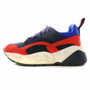 エクリプス スニーカー シューズ 厚底 24.0cm 青 ブルー 赤 レッド 白 ホワイト /AN6 OF