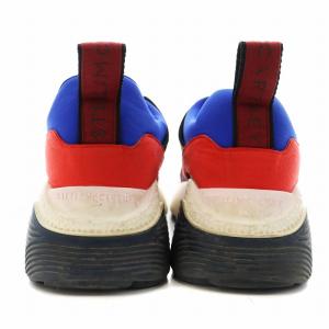STELLA McCARTNEY エクリプス スニーカー シューズ 厚底 24.0cm 青 ブルー 赤 レッド 白 ホワイト /AN6 OF