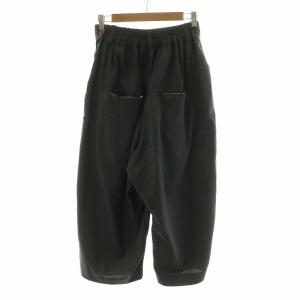 HARVESTY T/R WIDE EGG CROPPED PANTS ワイドエッグ クロップドパンツ F グレー A21502-16