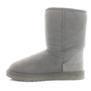 UGG australia W CLASSIC SHORT ムートンブーツ ショートブーツ スエード US8 25cm グレー 5825