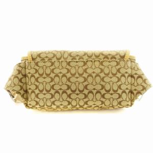 COACH ミニシグネチャー ウエストバッグ ボディバッグ ポーチ 鞄 ベージュ F77157